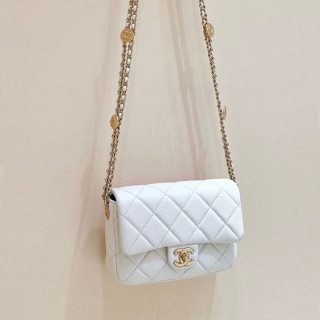 샤넬 여성 화이트 숄더백 - Chanel Womens White Shoulder Bag - ch70x