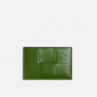 보테가베네타 남성 그린 카드 지갑 - Bottega Veneta Mens Green Card Wallets - bv49x