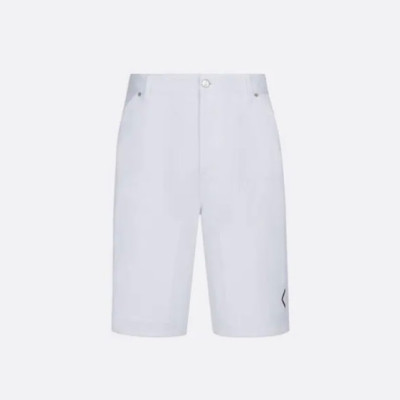 디올 남성 캐쥬얼 화이트 반바지 - Dior Mens White Half-pants - di420x