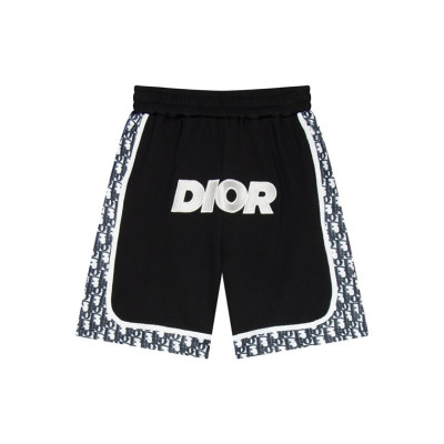 디올 남성 캐쥬얼 블랙 반바지 - Dior Mens Black Half-pants - di444x