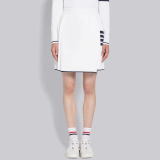 톰브라운 여성 화이트 스커트 - Thom Browne Womens White Skirts - th57x