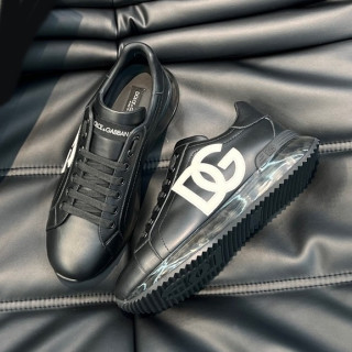 돌체앤가바나 남성 블랙 스니커즈 - Dolc&Gabbana Mens Black Sneakers - dol461x