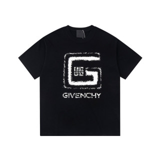 지방시 남성 크루넥 블랙 반팔티 - Givenchy Mens Black Short Sleeved Tshirts - gi258x