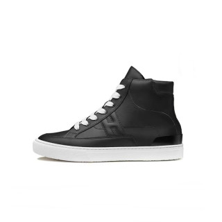 에르메스 남/녀 블랙 하이탑 스니커즈 - Hermes Unisex Black Sneakers - he178x