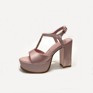 루이비통 여성 핑크 하이힐 - Louis vuitton Womens Pink High-heels - lv1415x
