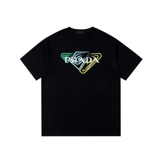 프라다 남성 크루넥 블랙 반팔티 - Prada Mens Black Short sleeved Tshirts - pr579x