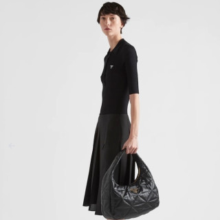 프라다 여성 블랙 토트백 - Prada Womens Black Tote Bag - pr583x