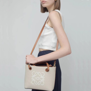 로에베 여성 베이지 숄더백 - Loewe Womens Beige Shoulder Bag - loe757x