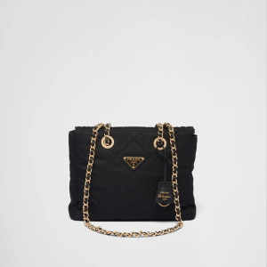 프라다 여성 블랙 체인 숄더백 - Prada Womens Black Shoulder Bag - pr605x