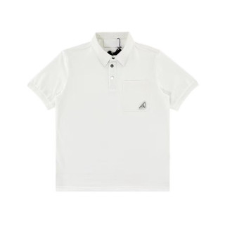 프라다 남성 화이트 폴로 반팔티 - Prada Mens White Short sleeved Tshirts - pr629x