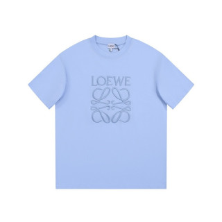 로에베 남/녀 블루 반팔티 - Loewe Unisex Blue Short sleeved Tshirts - loe787x