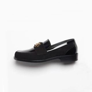 샤넬 여성 블랙 로퍼 - Chanel Womens Black Loafer - ch491x