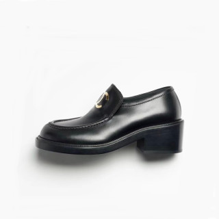 샤넬 여성 블랙 로퍼 - Chanel Womens Black Loafer - ch492x