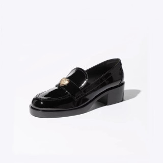 샤넬 여성 블랙 로퍼 - Chanel Womens Black Loafer - ch493x