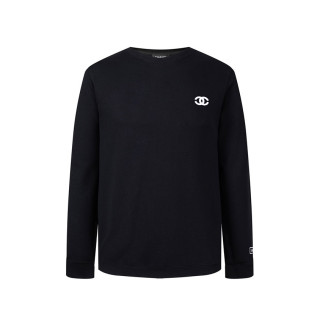 샤넬 남/녀 캐쥬얼 블랙 맨투맨 - Chanel Unisex Black Tshirts - cn499x