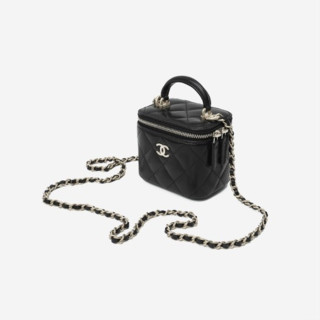 [Premium] 샤넬 여성 탑핸들 베니티 백 AP2198 B06660 94305 - Chanel Womens Black Handle Bag - ch512x