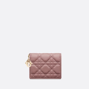[Premium] 디올 여성 미니 지갑 S0178ONMJ_M81P - Dior Womens Pink Wallets - di674x