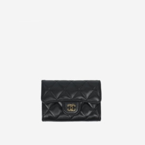 샤넬 여성 램스킨 플랩 카드지갑 2color AP0214-Y01864-C3906 - Chanel Womens Black Card Case - ch514x