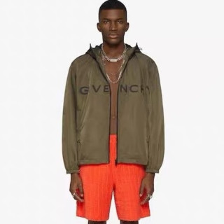 지방시 남성 캐쥬얼 카키 자켓 - Givenchy Mens Khaki Jackets - gi340x