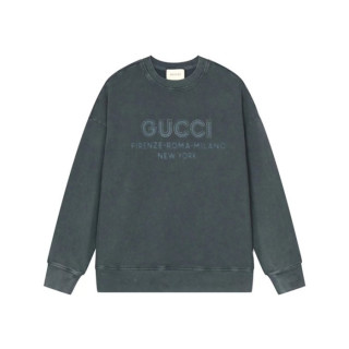 구찌 남성 베이직 그레이 맨투맨 - Gucci Mens Gray Tshirts - gu1022x