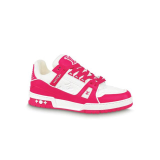 루이비통 LV 남성 트레이너 핫핑크 스니커즈 【매장-190만원대】 - Louis vuitton Mens Pink Sneakers - lv1938x
