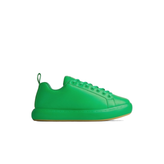 보테가베네타 남성 카프스킨 필로우 스니커즈 716198 【매장-140만원대】 - Bottega Veneta Mens Green Sneakers - bv195x