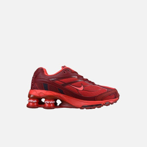 나이키 X 슈프림 샥스 라이드 2 레드 스니커즈 【매장-80만원대】 - Nike Unisex Red Sneakers - ni199x