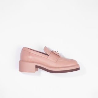 샤넬 여성 CC로고 턴락 퀼팅 로퍼 G38147 【매장-180만원대】 - Chanel Womens Pink Loafer - ch558x