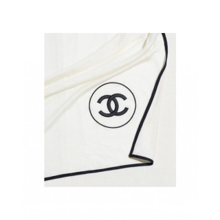 샤넬 여성 화이트 머플러 - Chanel Womens White Muffler - ch568x