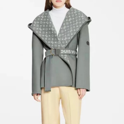 루이비통 여성 그레이 코트 - Louis vuitton Womens Gray Coats - lv2021x