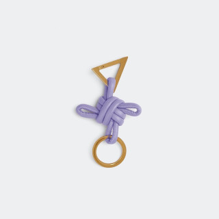 보테가베네타 남/녀 퍼플 키링 - Bottega Veneta Unisex Purple Key Ring - acc368x