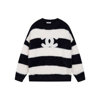 샤넬 남성 블랙 크루넥 스웨터 - Chanel Mens Blkack Sweaters  - ch573x