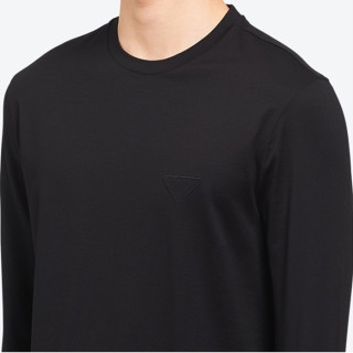 프라다 남성 크루넥 블랙 맨투맨 - Prada Mens Black Tshirts - pr848x