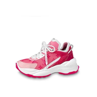 루이비통 여성 핑크 스니커즈 - Louis vuitton Womens Pink Sneakers - lv2079x