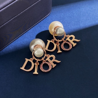 디올 여성 로즈 골드 이어링 - Dior Womens Rose Gold Earring - acc753x
