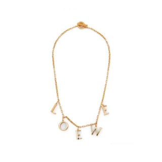로에베 여성 골드 목걸이 - Loewe Womens Gold Necklace - acc844x