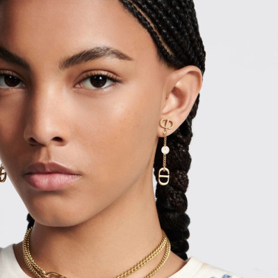 디올 여성 골드 이어링 - Dior Womens Gold Earring - acc894x