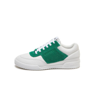 샤넬 여성 카프스킨 그린 스니커즈 - Chanel Womens Green Sneakers - sh14x