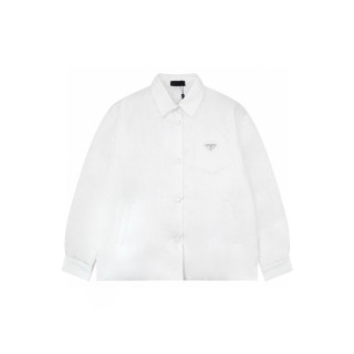 프라다 남성 화이트 자켓 - Prada Mens White Jackets - prc52x