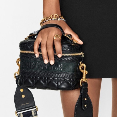 디올 여성 블랙 미니 백 - Dior Womens Black Mini Bag - dib401x