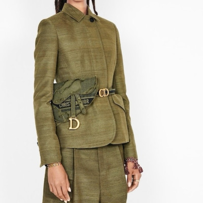 디올 여성 카키 새들백 - Dior Womens Khaki Saddle Bag - dib597x