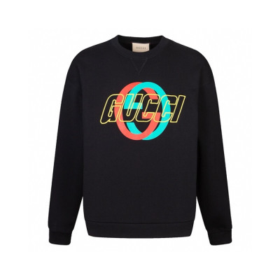 구찌 남성 베이직 블랙 맨투맨 - Gucci Mens Black Tshirts - guc178x