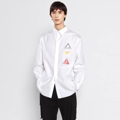 디올 남성 캐쥬얼 화이트 셔츠 - Dior Mens White Shirts - dic286x