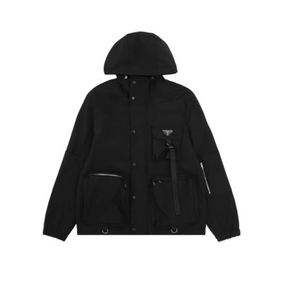 프라다 남성 블랙 자켓 - Prada Mens Black Jackets - prc337x