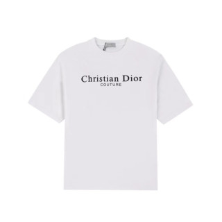 디올 남성 화이트 반팔티 - Dior Mens White Tshirts - dic304x