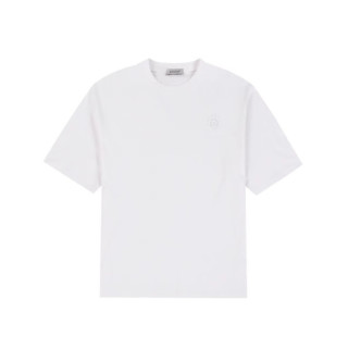 몽클레어 남성 화이트 반팔티 - Moncler Mens White Tshirts - moc183x