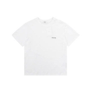 셀린느 남성 화이트 티셔츠 - Celine Mens White Tshirts - cec12x