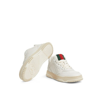 구찌 남/녀 화이트 스니커즈 - Gucci Unisex White Re-Web Sneakers - gus135x