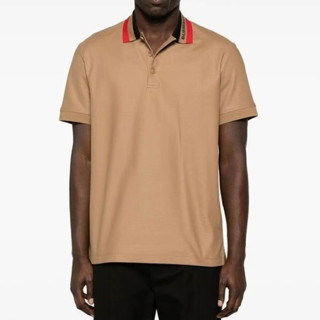 버버리 남성 베이지 폴로 티셔츠 - Burberry Mens Beige Tshirts - buc304x