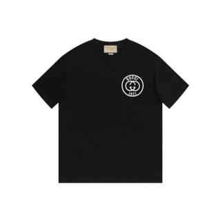 구찌 남성 블랙 티셔츠 - Gucci Mens Black Tshirts - guc353x